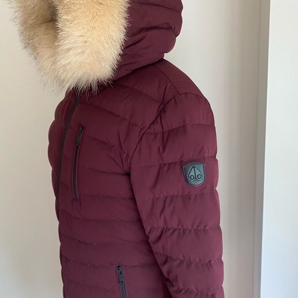 Moose Knuckles Burgundy down puffer jacket - Picture 2 of 6